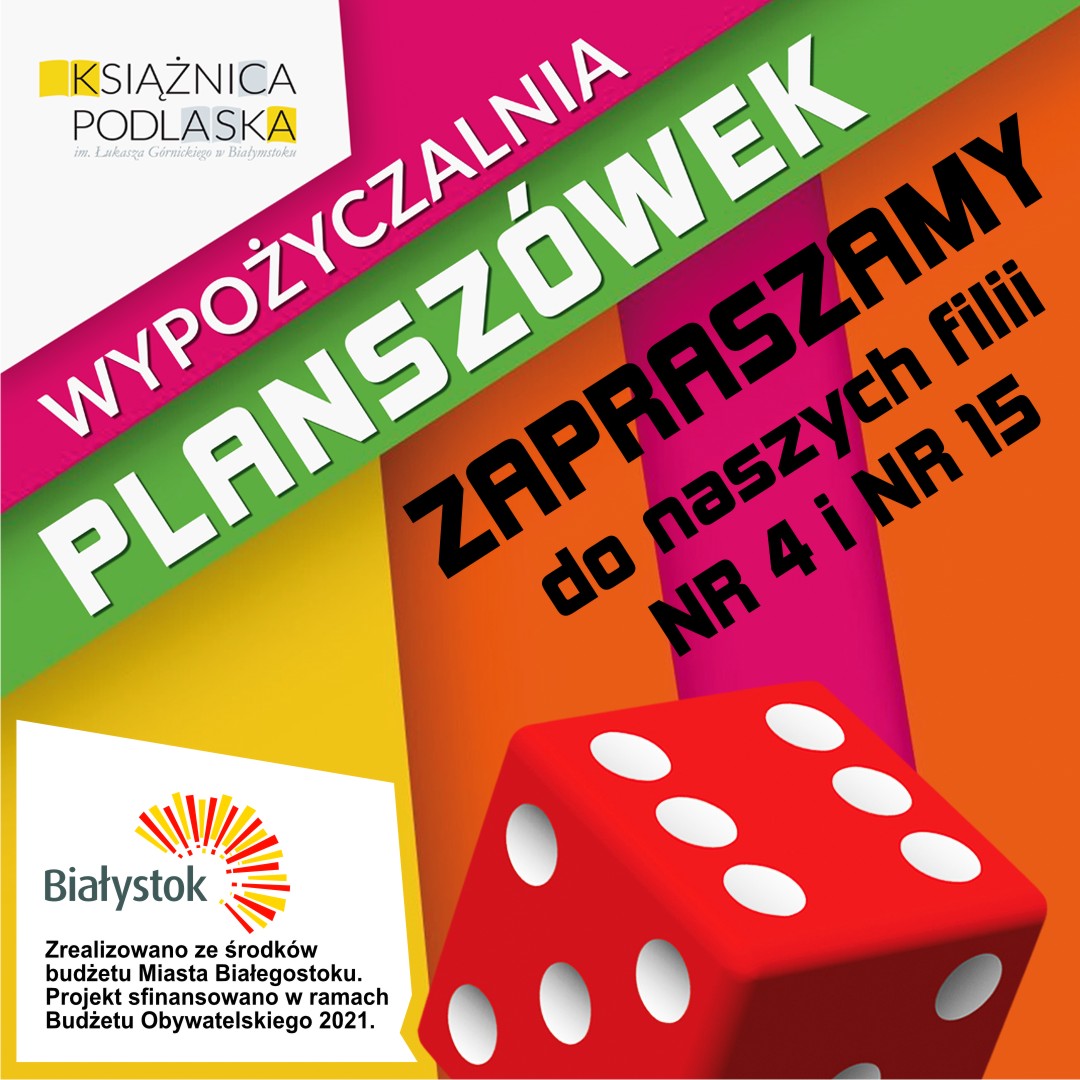 Ilustracja do artykułu Rusza wypożyczalnia planszówek w Książnicy Podlaskiej