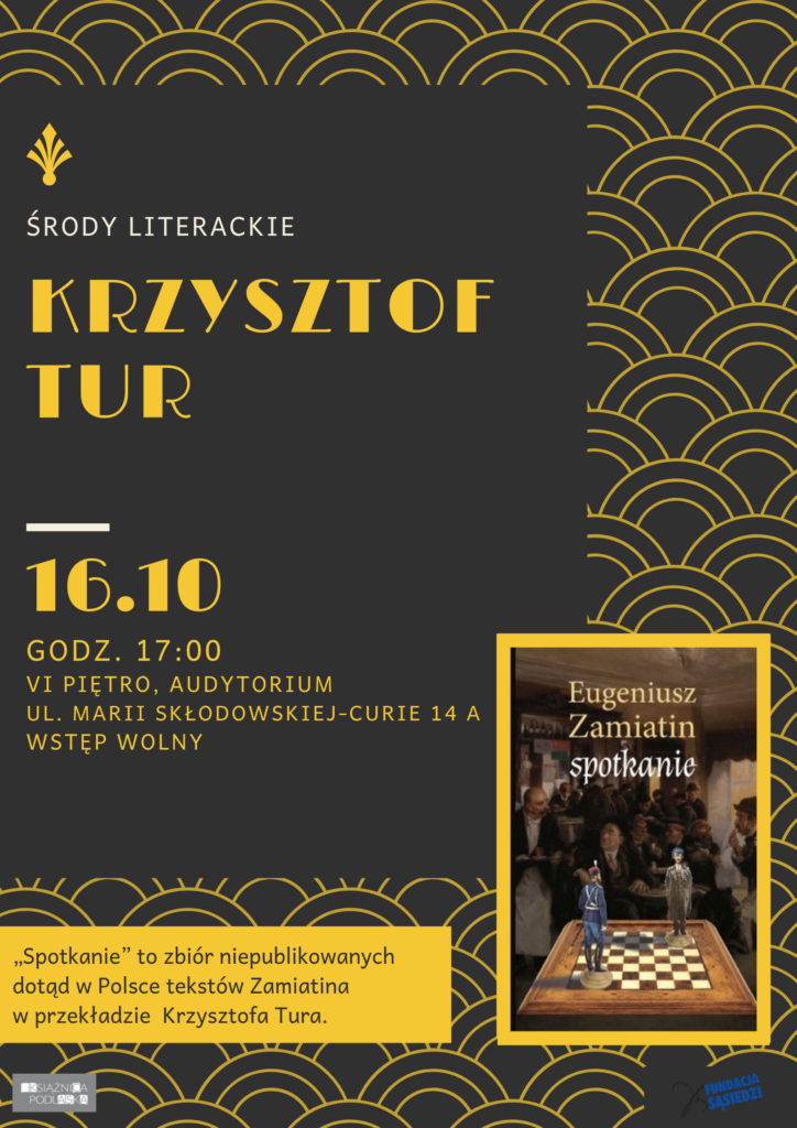 Środa Literacka z Krzysztofem Turem