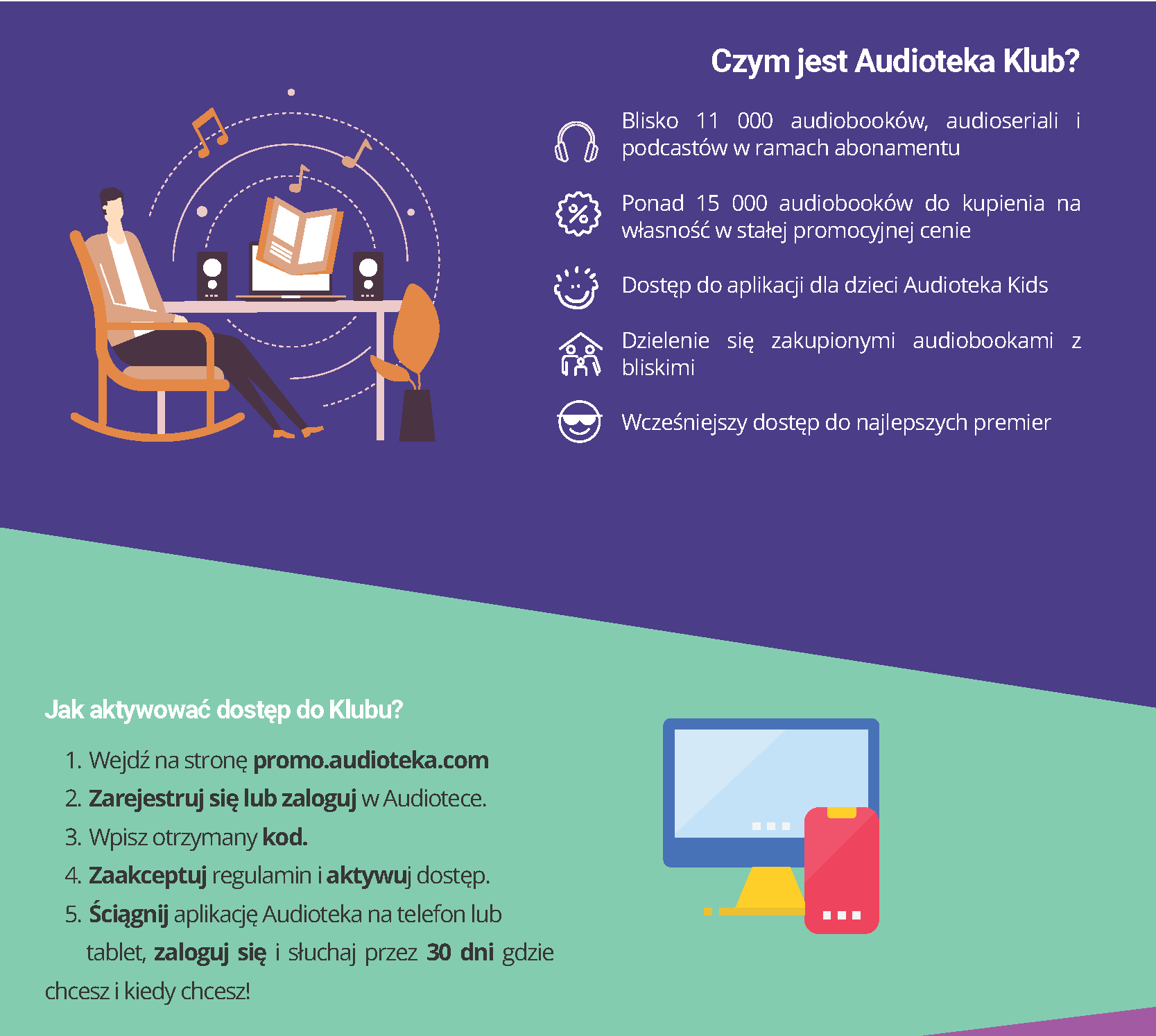 Plakat Audioteki