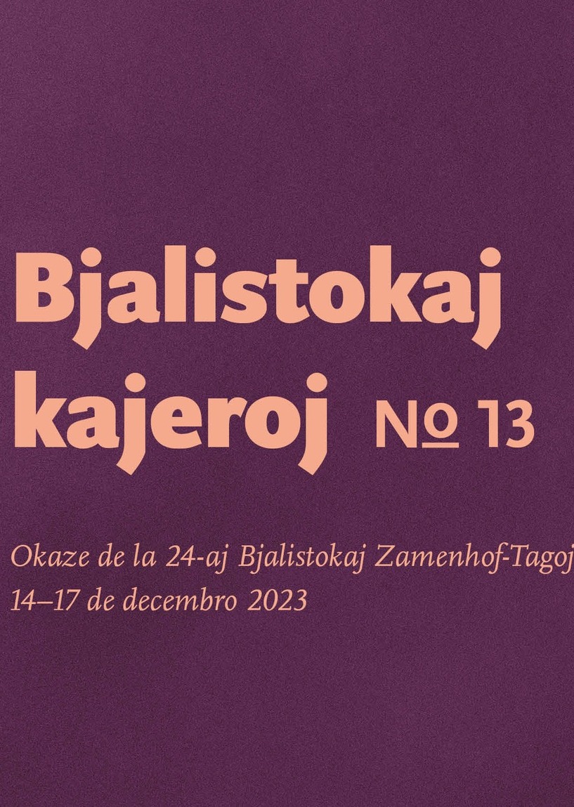 Plakat konkursu esperanto